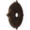 Ekena Millwork Attica PVC Ceiling Medallion (Canopies up to 7 3/4"), 22"OD x 3 1/2"ID x 1"P, Metallic Antique Brass CMP22ATCAB - alternate 2